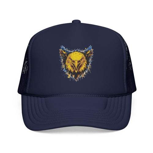 Eagle (Blue & Gold) — Foam Trucker Hat