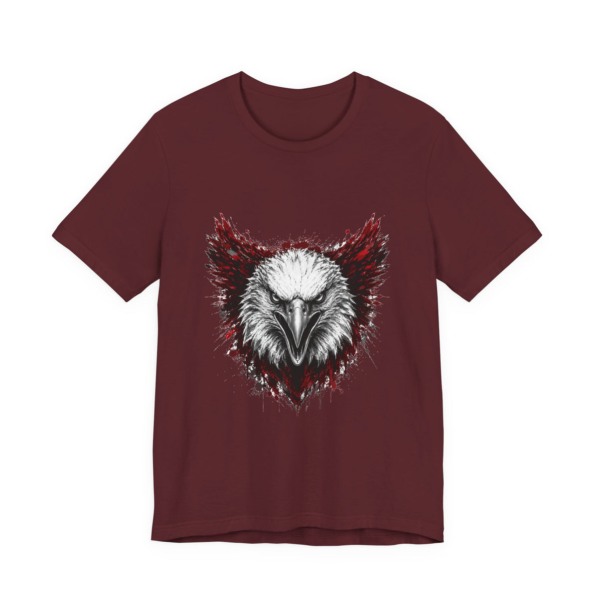 Eagle Logo Black & Red Tee