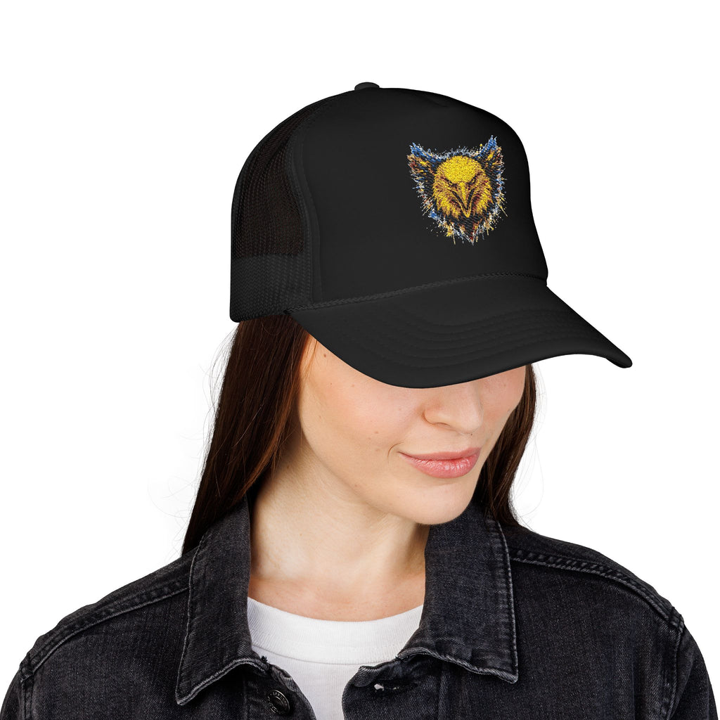 Eagle (Blue & Gold) — Foam Trucker Hat
