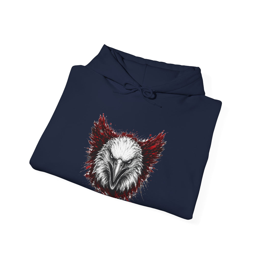 Eagle Logo Black & Red Hoodie