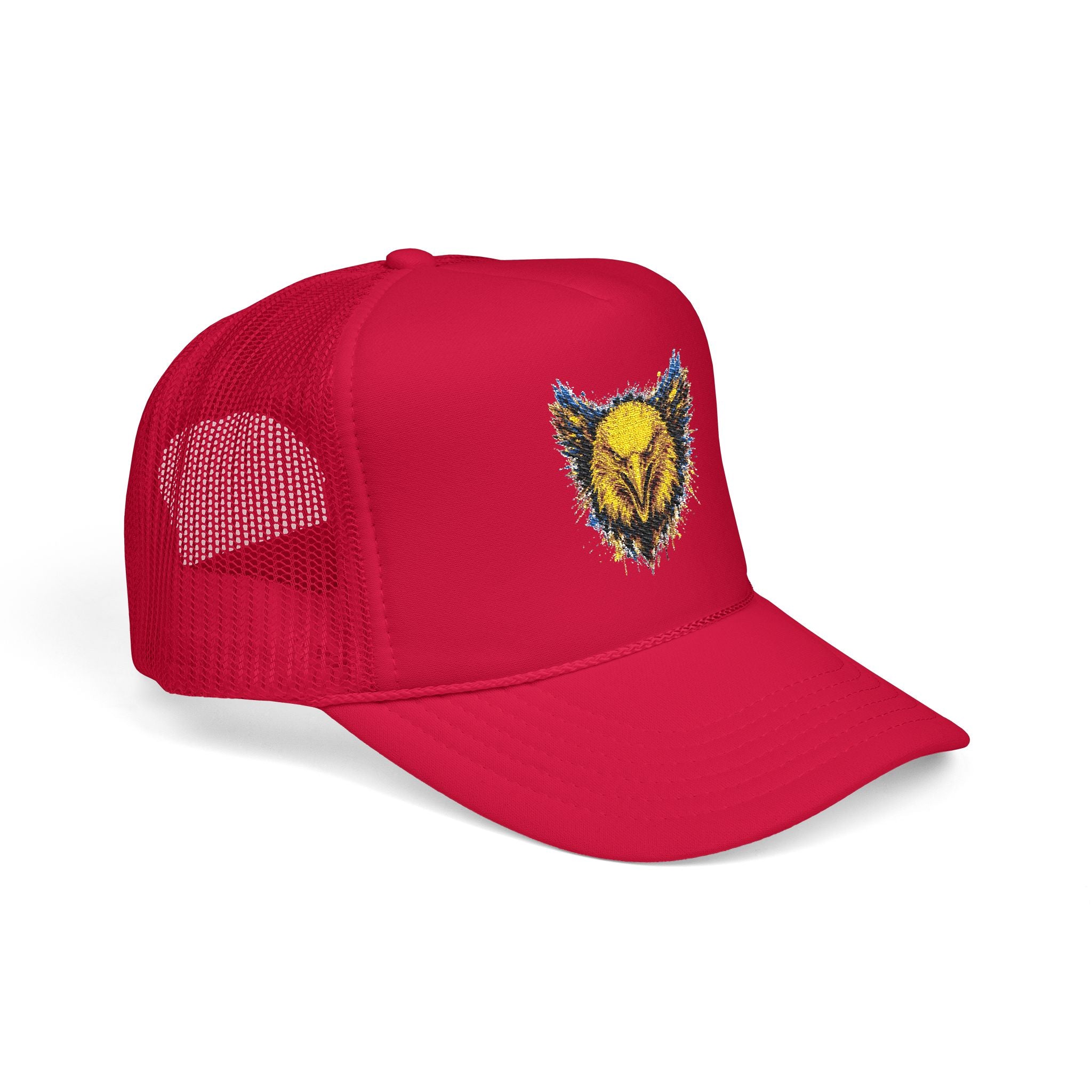 Eagle (Blue & Gold) — Foam Trucker Hat