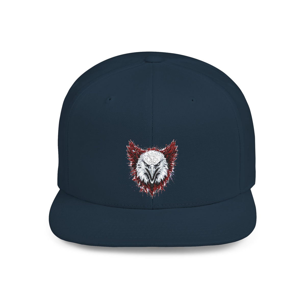Eagle (Black & Red) — Flat-Bill Snapback