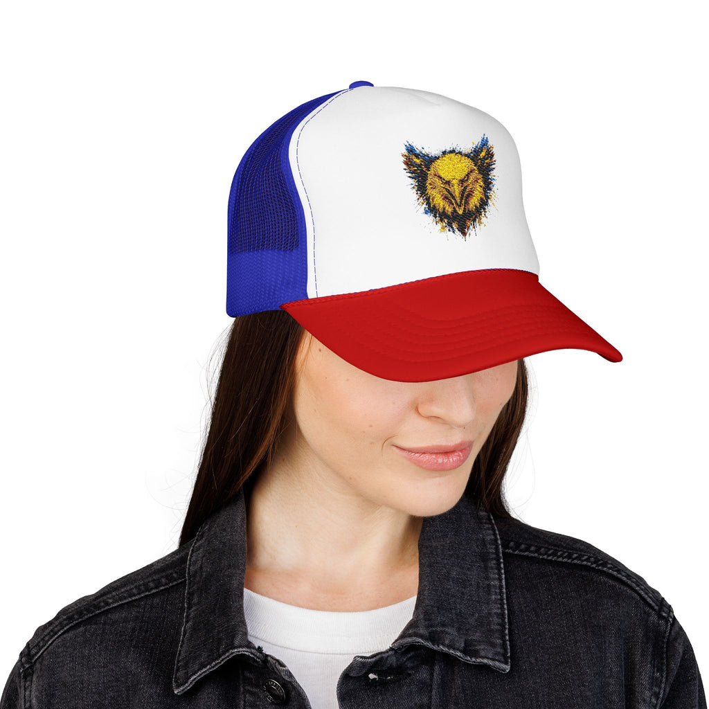 Eagle (Blue & Gold) — Foam Trucker Hat