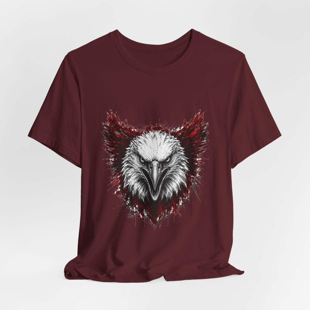 Eagle Logo Black & Red Tee