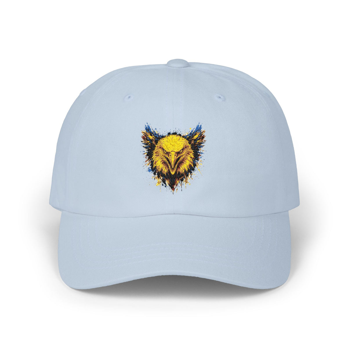 Eagle (Blue & Gold) — Embroidered Dad Hat