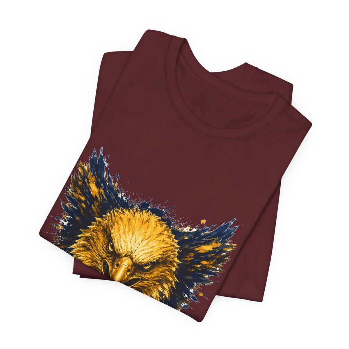 Eagle Logo Blue & Gold Tee