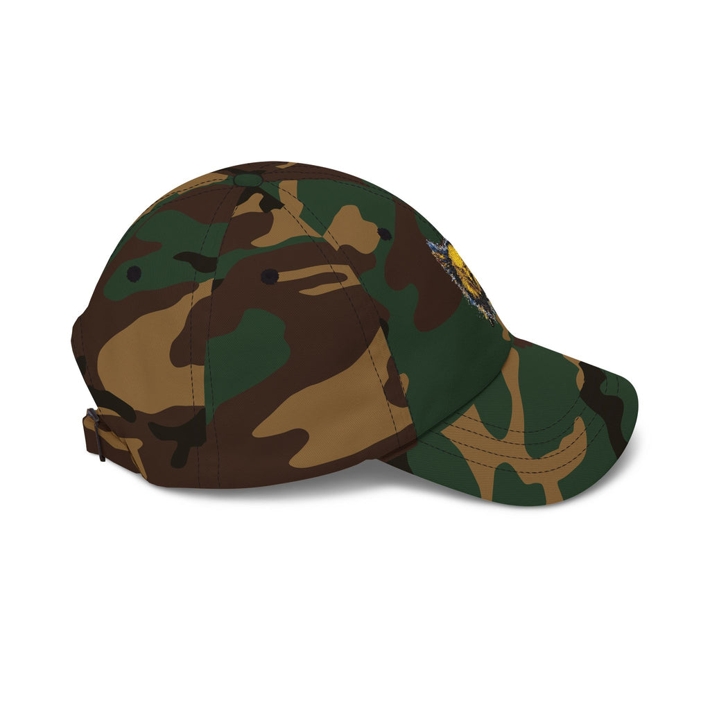 Eagle (Blue & Gold) — Embroidered Dad Hat