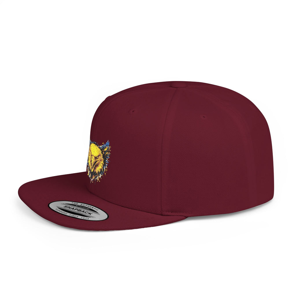 Eagle (Blue & Gold) — Flat-Bill Snapback