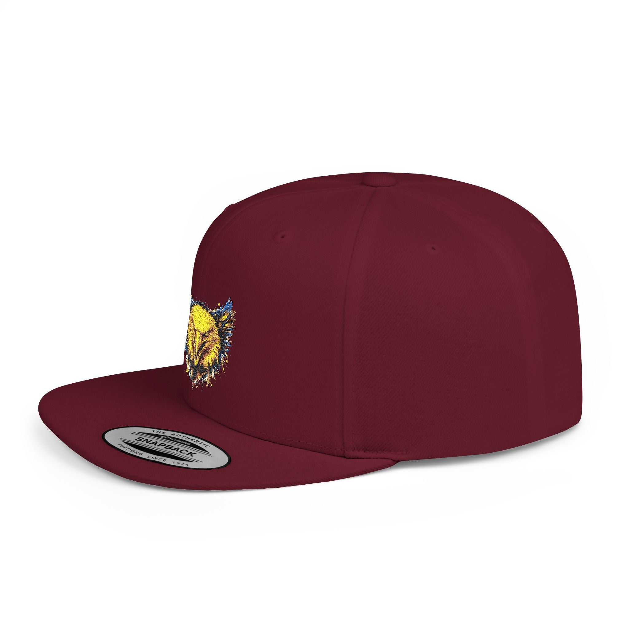 Eagle (Blue & Gold) — Flat-Bill Snapback