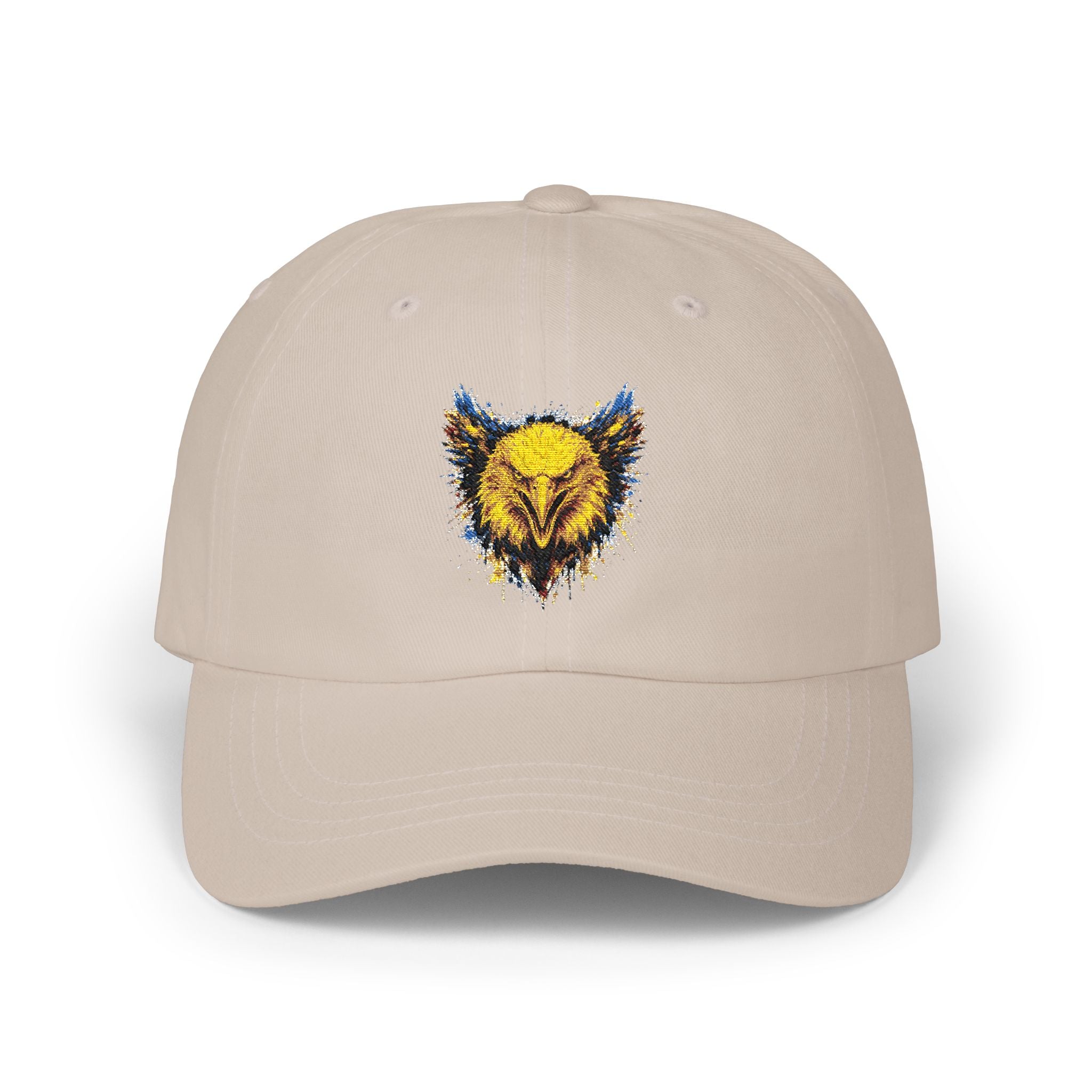 Eagle (Blue & Gold) — Embroidered Dad Hat