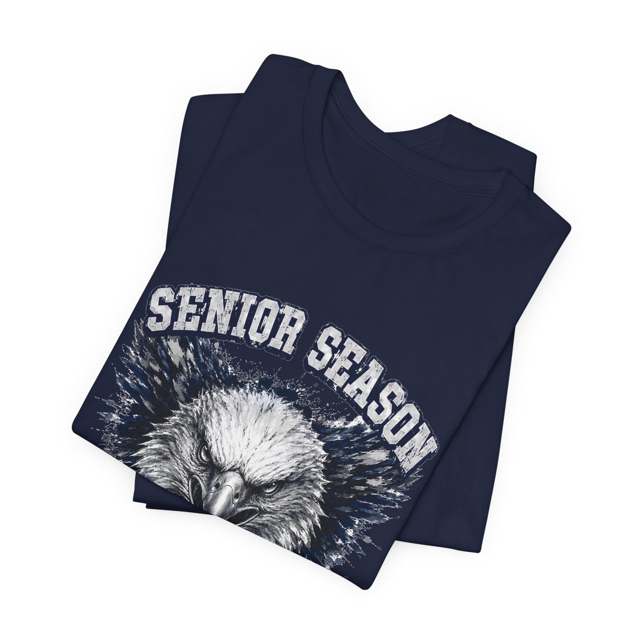 Senior Season — Eagle Country 2027 Blue & White Tee