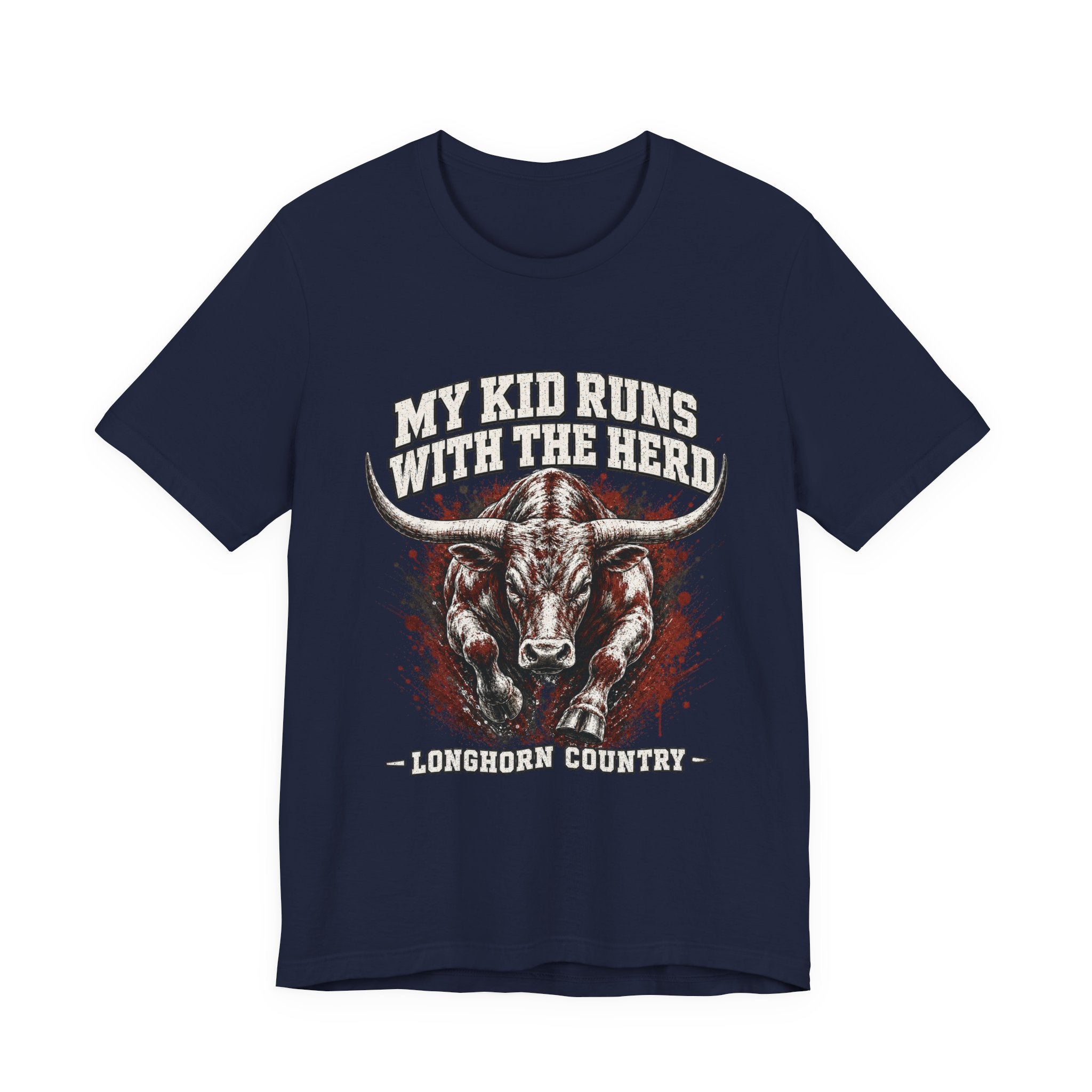 My Kid Runs With the Herd — Longhorn Country Tee