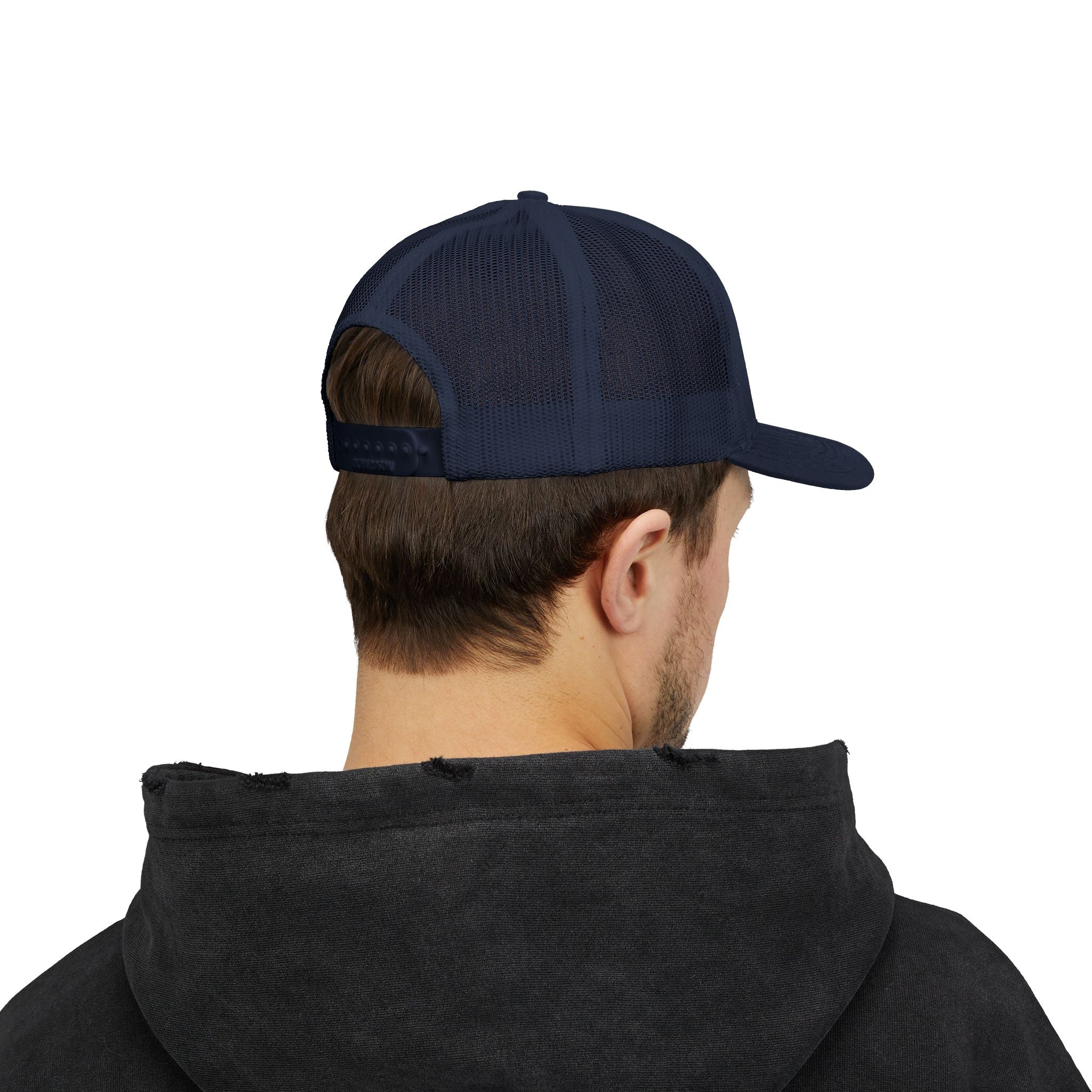 Eagle (Black & Red) — Snapback Trucker Hat