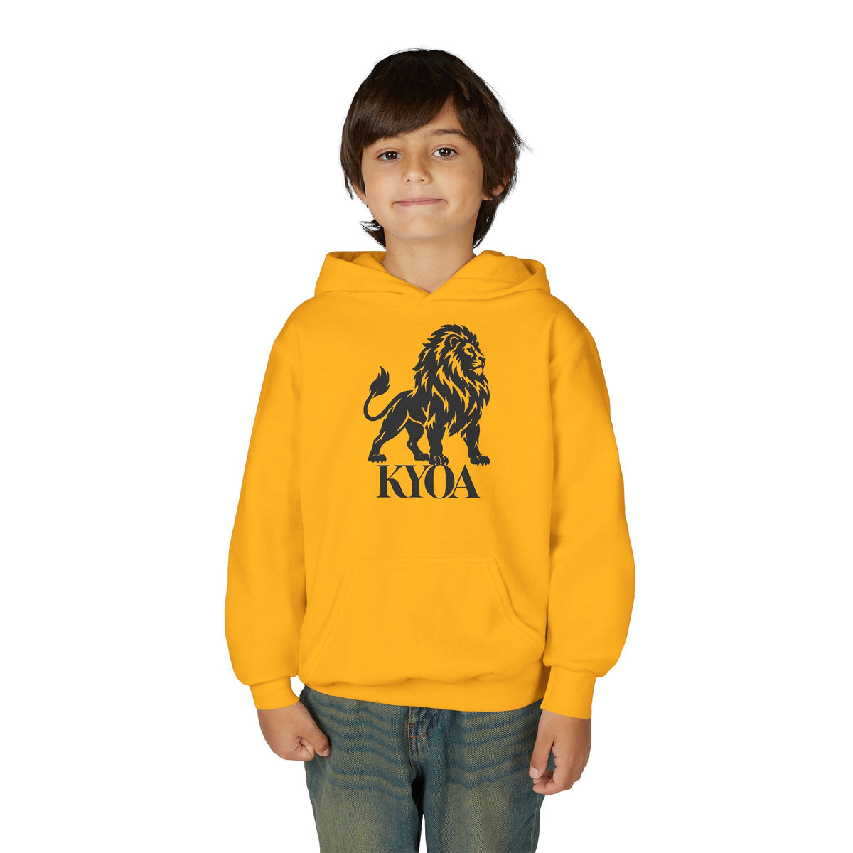 KYOA KIDS — The Lion · Kids Hoodie (COURAGE)