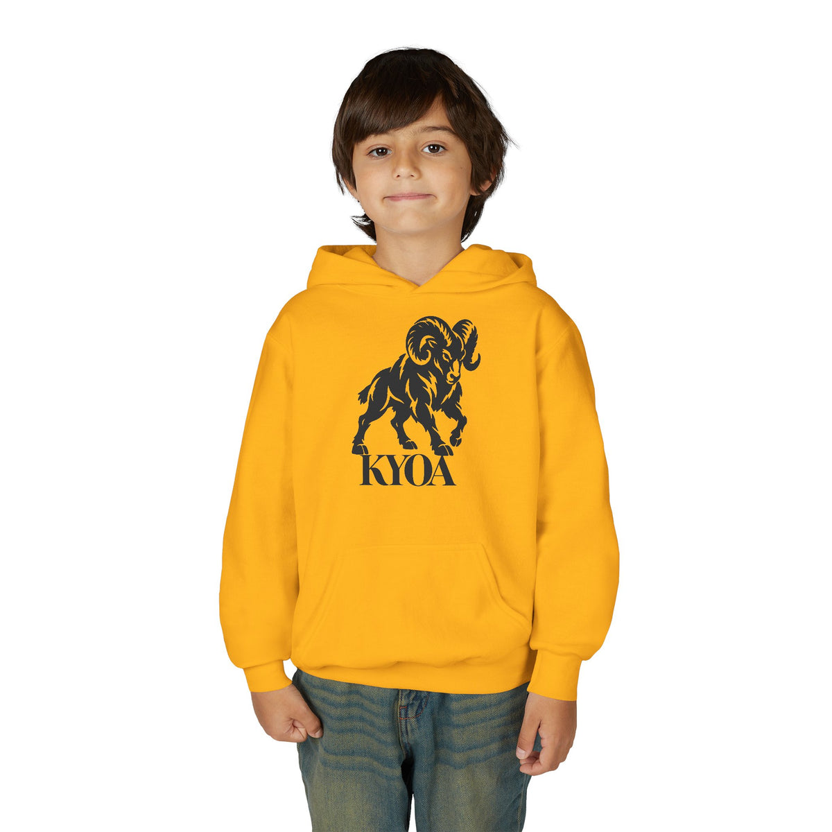 KYOA KIDS — The Ram · Kids Hoodie (HEADSTRONG)