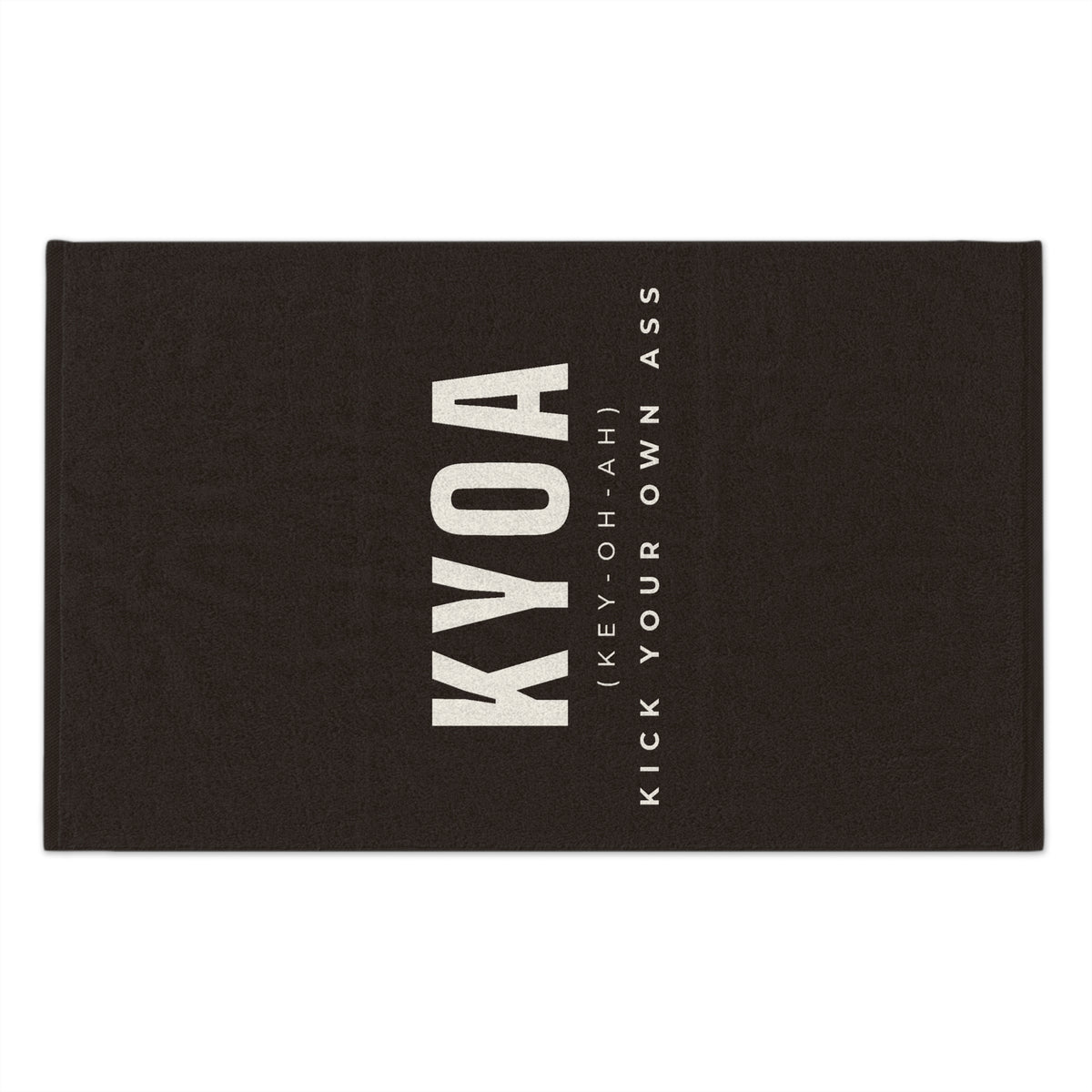 KYOA — Rally Towel (Espresso Monogram)