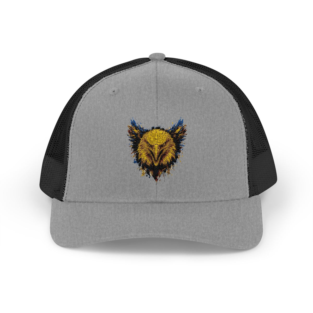 Eagle (Blue & Gold) — Snapback Trucker Hat