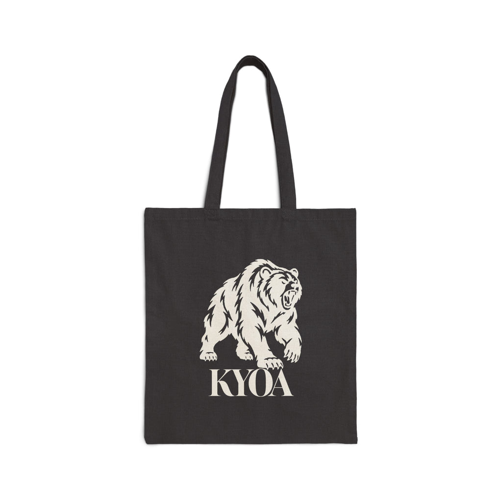 KYOA — The Bear · Canvas Tote (STRENGTH)