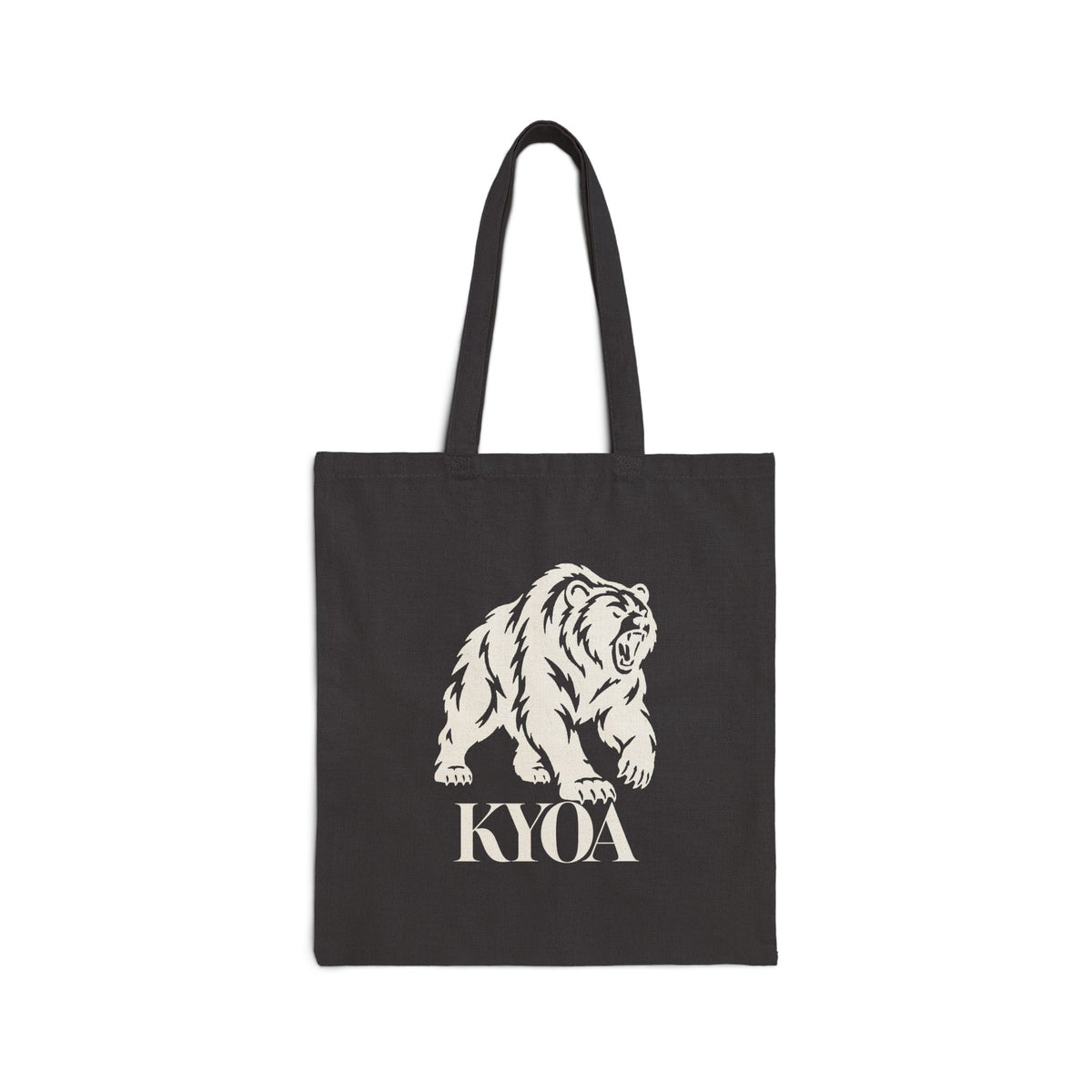KYOA — The Bear · Canvas Tote (STRENGTH)