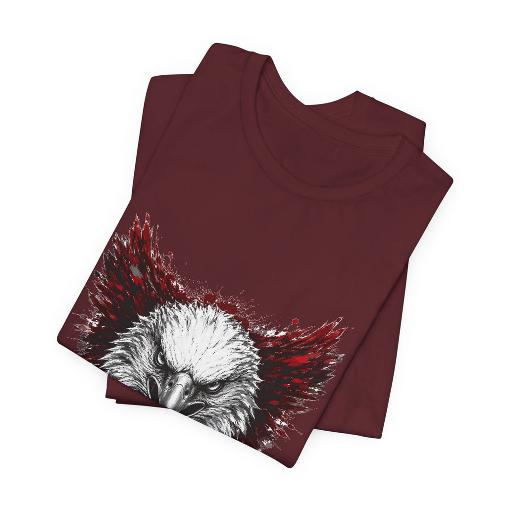 Eagle Logo Black & Red Tee