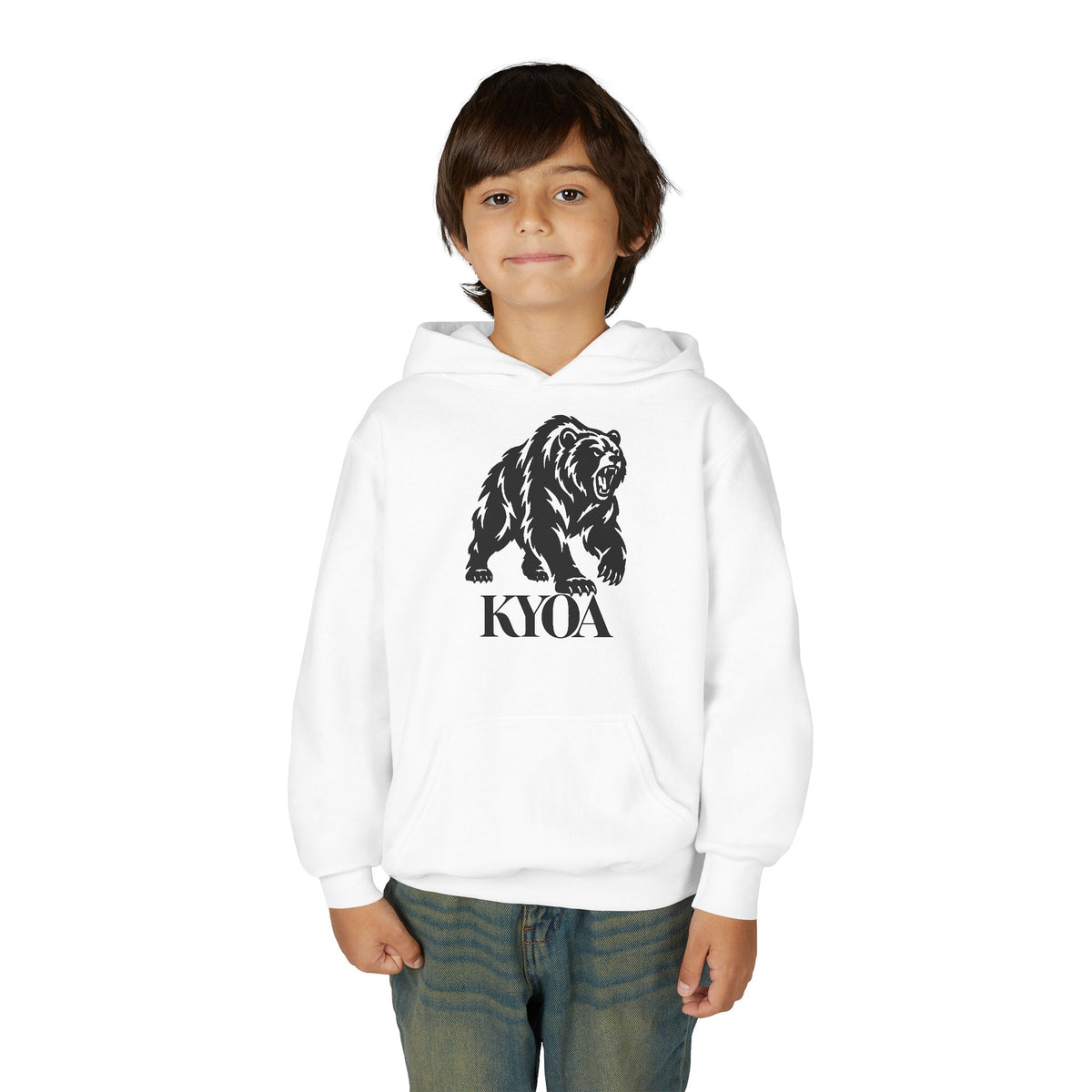 KYOA KIDS — The Bear · Kids Hoodie (STRENGTH)