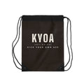 KYOA — Drawstring Gym Bag (Espresso Monogram)