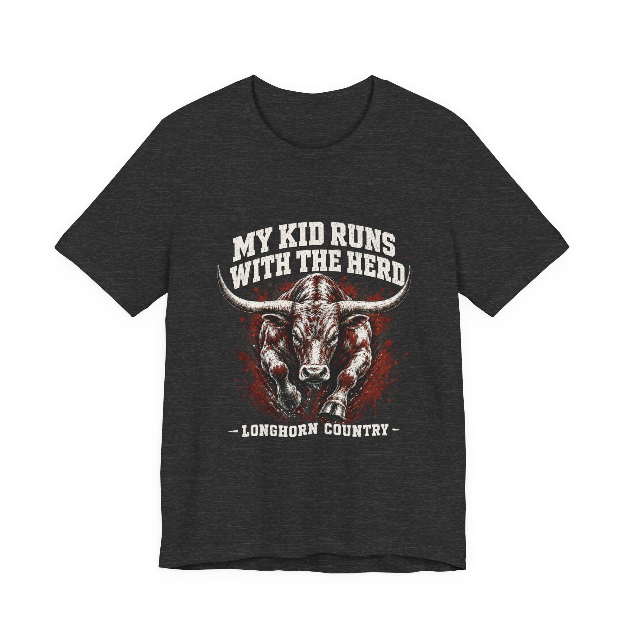 My Kid Runs With the Herd — Longhorn Country Tee