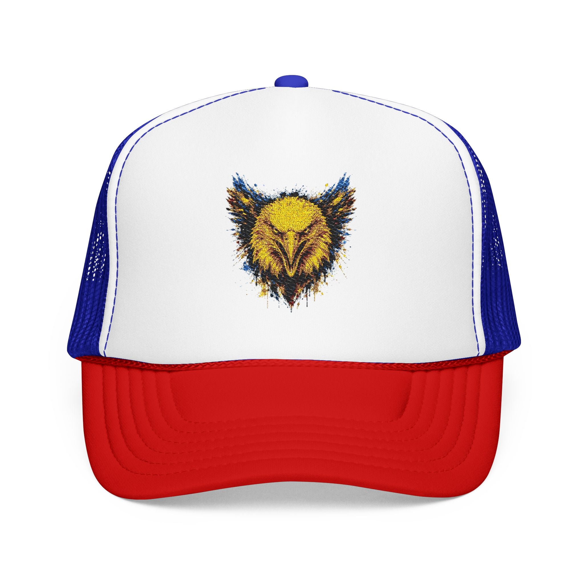 Eagle (Blue & Gold) — Foam Trucker Hat