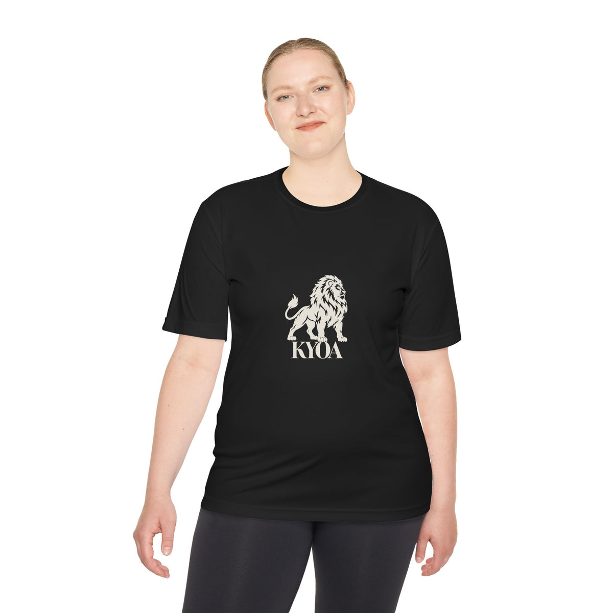 KYOA — The Lion · Performance Tee (COURAGE)