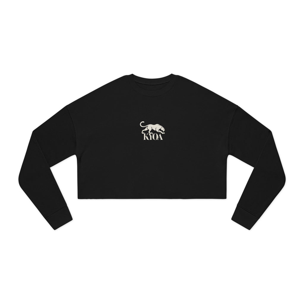 KYOA — The Panther · Women's Cropped Sweatshirt (DISCIPLINE)