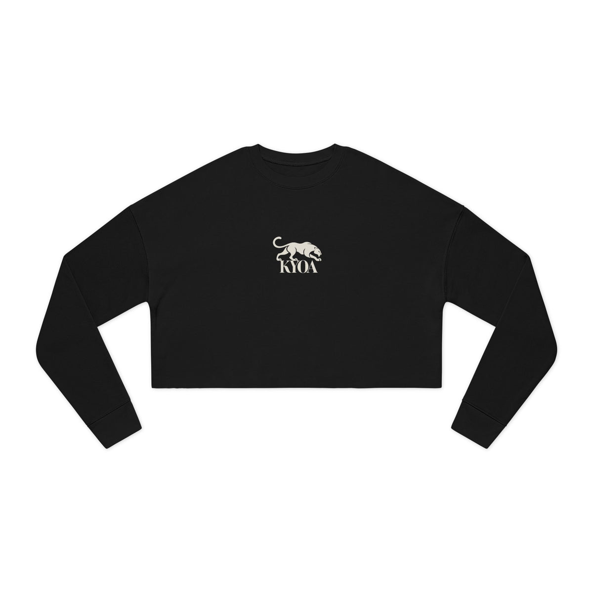 KYOA — The Panther · Women's Cropped Sweatshirt (DISCIPLINE)