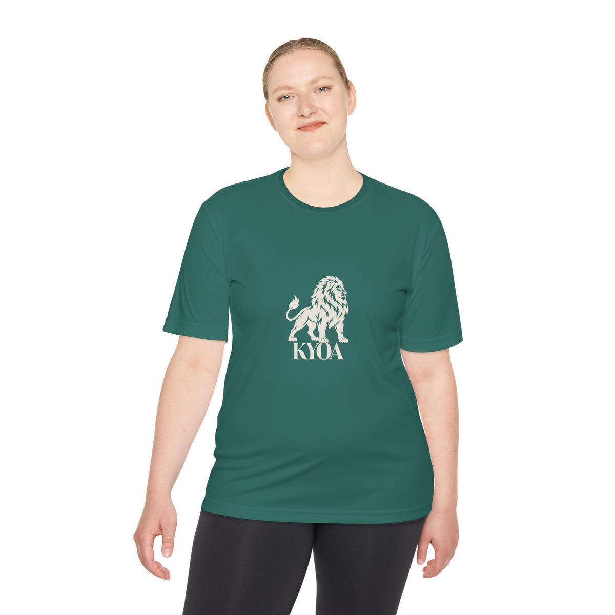 KYOA — The Lion · Performance Tee (COURAGE)