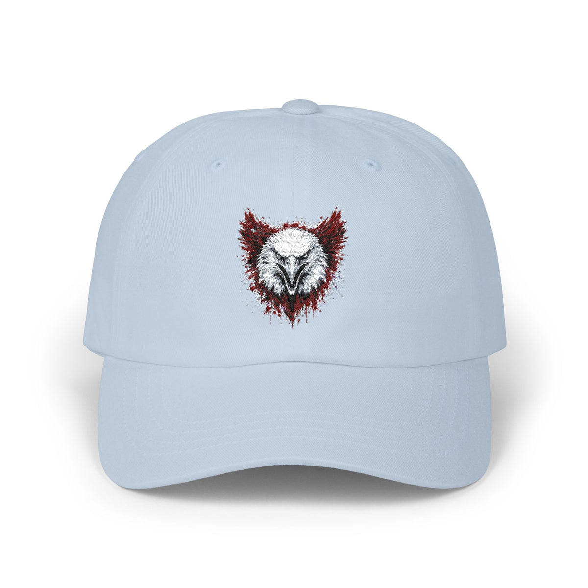 Eagle (Black & Red) — Embroidered Dad Hat