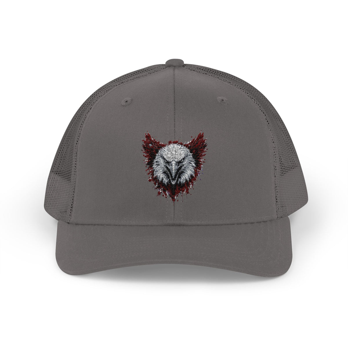Eagle (Black & Red) — Snapback Trucker Hat