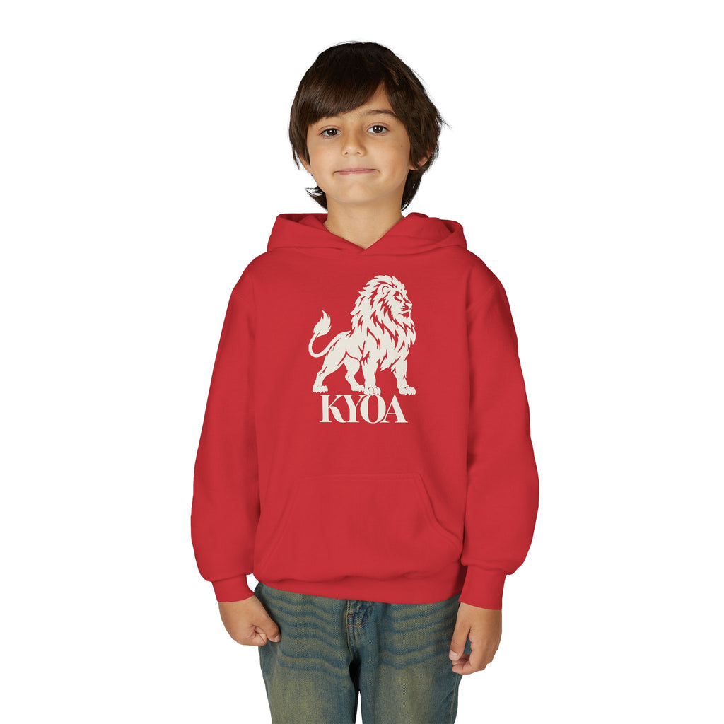 KYOA KIDS — The Lion · Kids Hoodie (COURAGE)