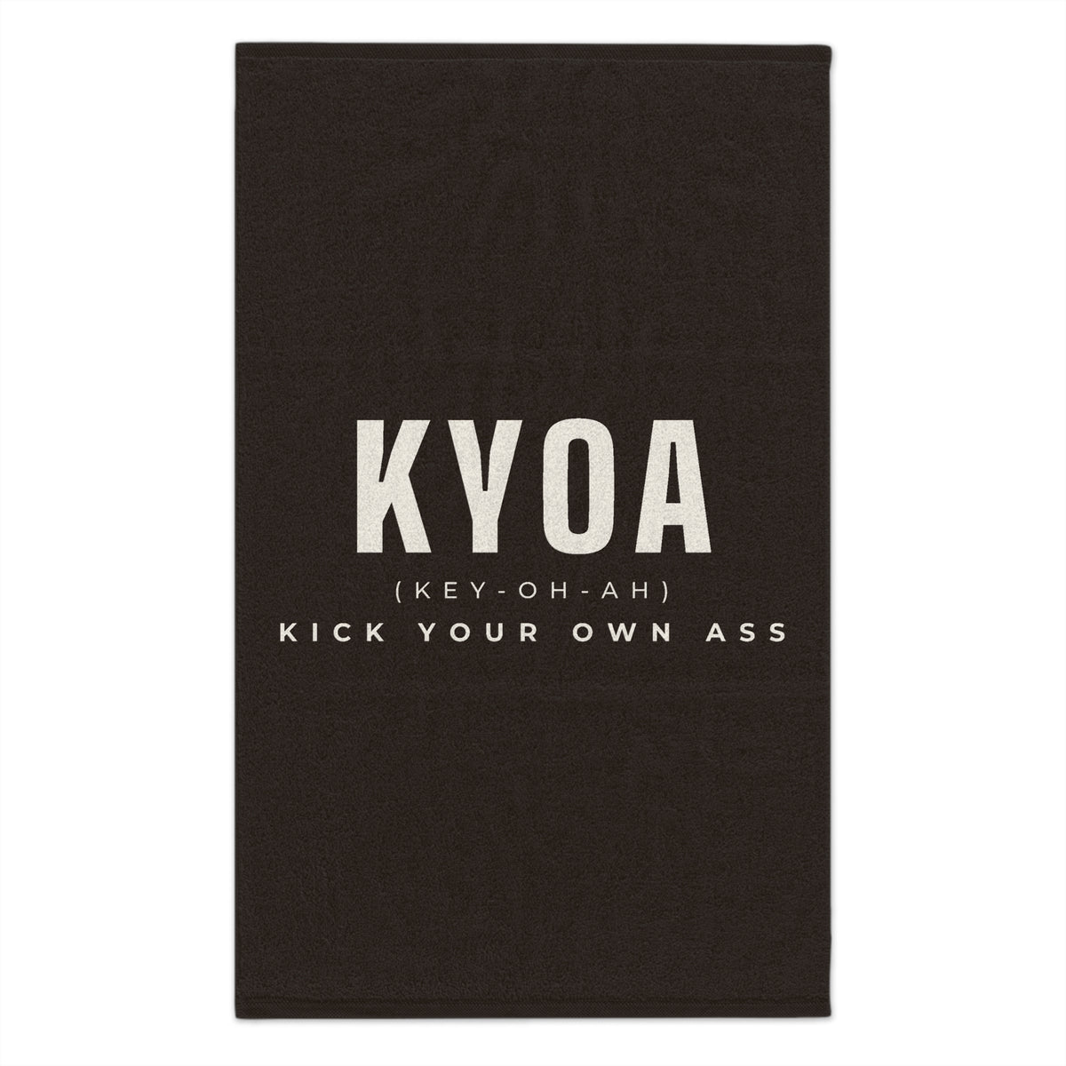 KYOA — Rally Towel (Espresso Monogram)