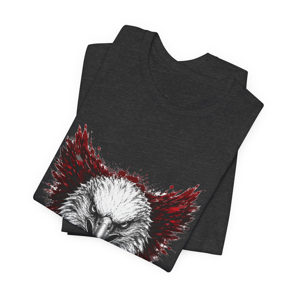 Eagle Logo Black & Red Tee