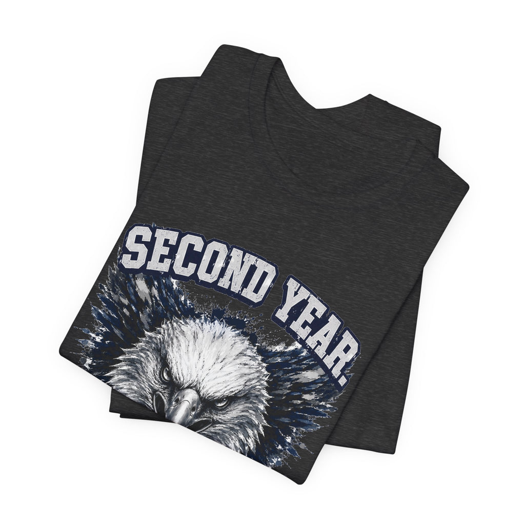 Second Year. No Fear. — Eagle Country 2029 Blue & White Tee