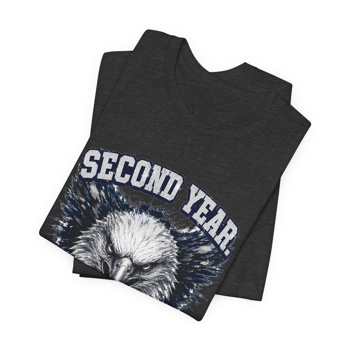 Second Year. No Fear. — Eagle Country 2029 Blue & White Tee