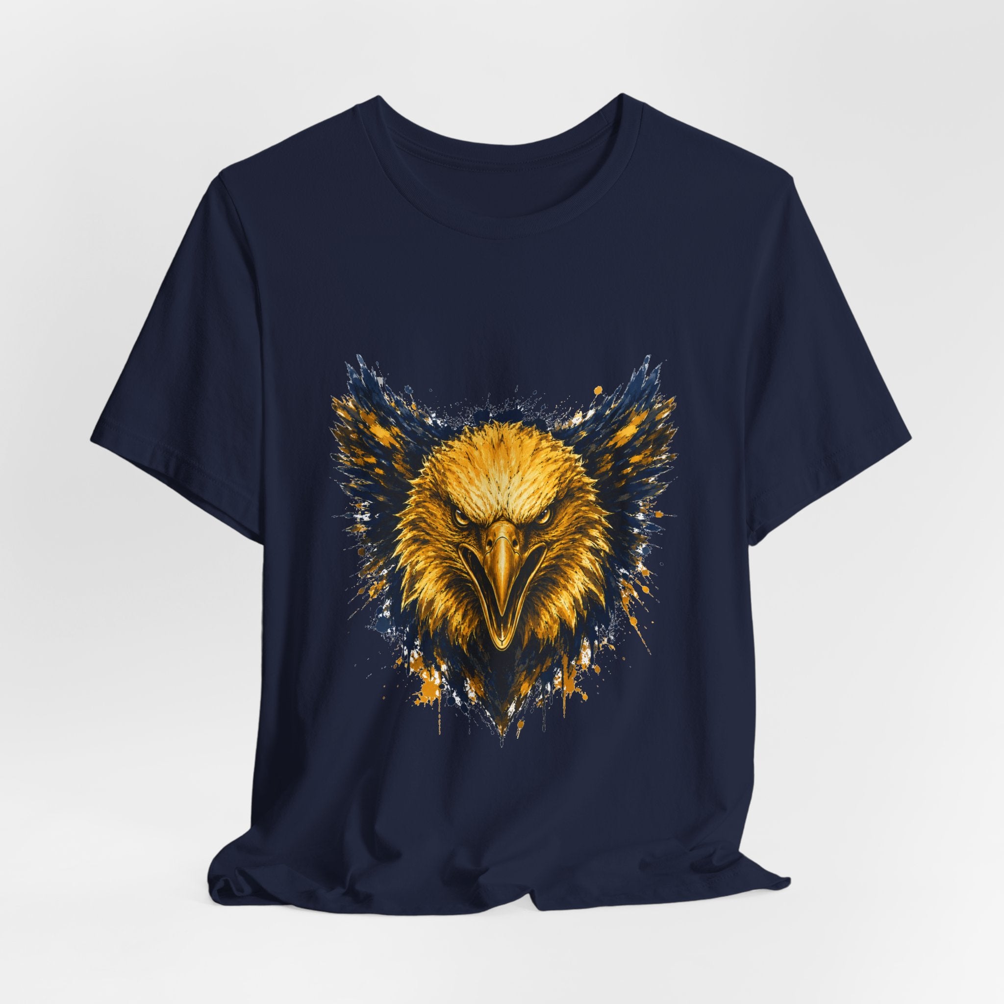 Eagle Logo Blue & Gold Tee