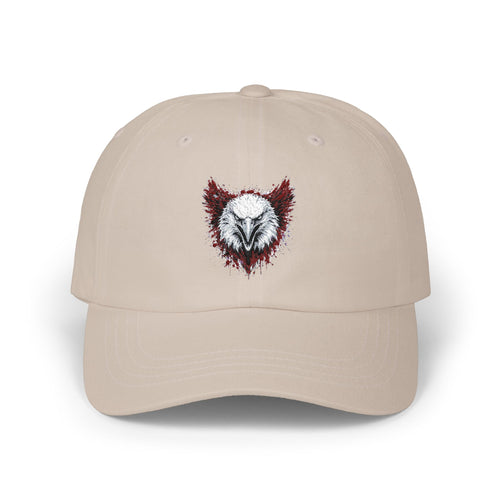 Eagle (Black & Red) — Embroidered Dad Hat