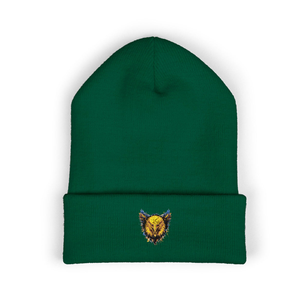 Eagle (Blue & Gold) — Embroidered Beanie