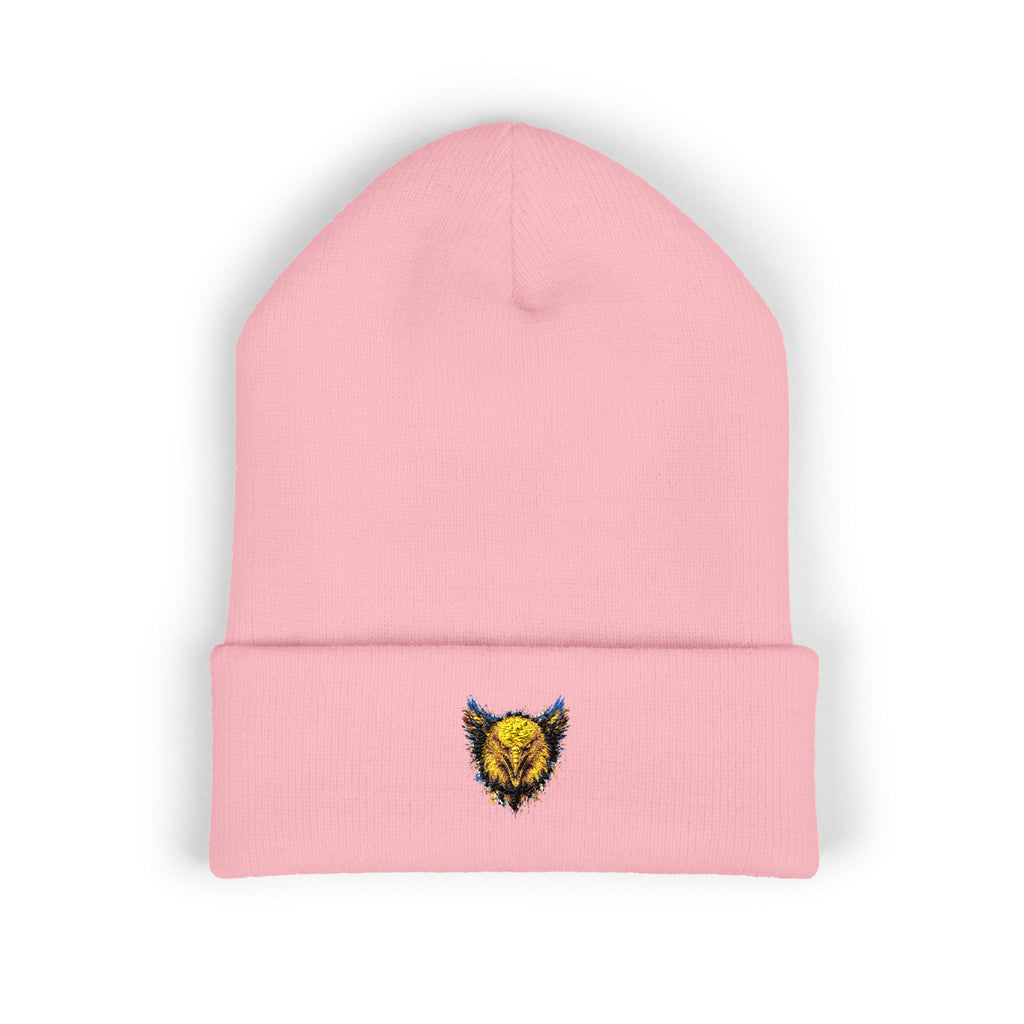 Eagle (Blue & Gold) — Embroidered Beanie
