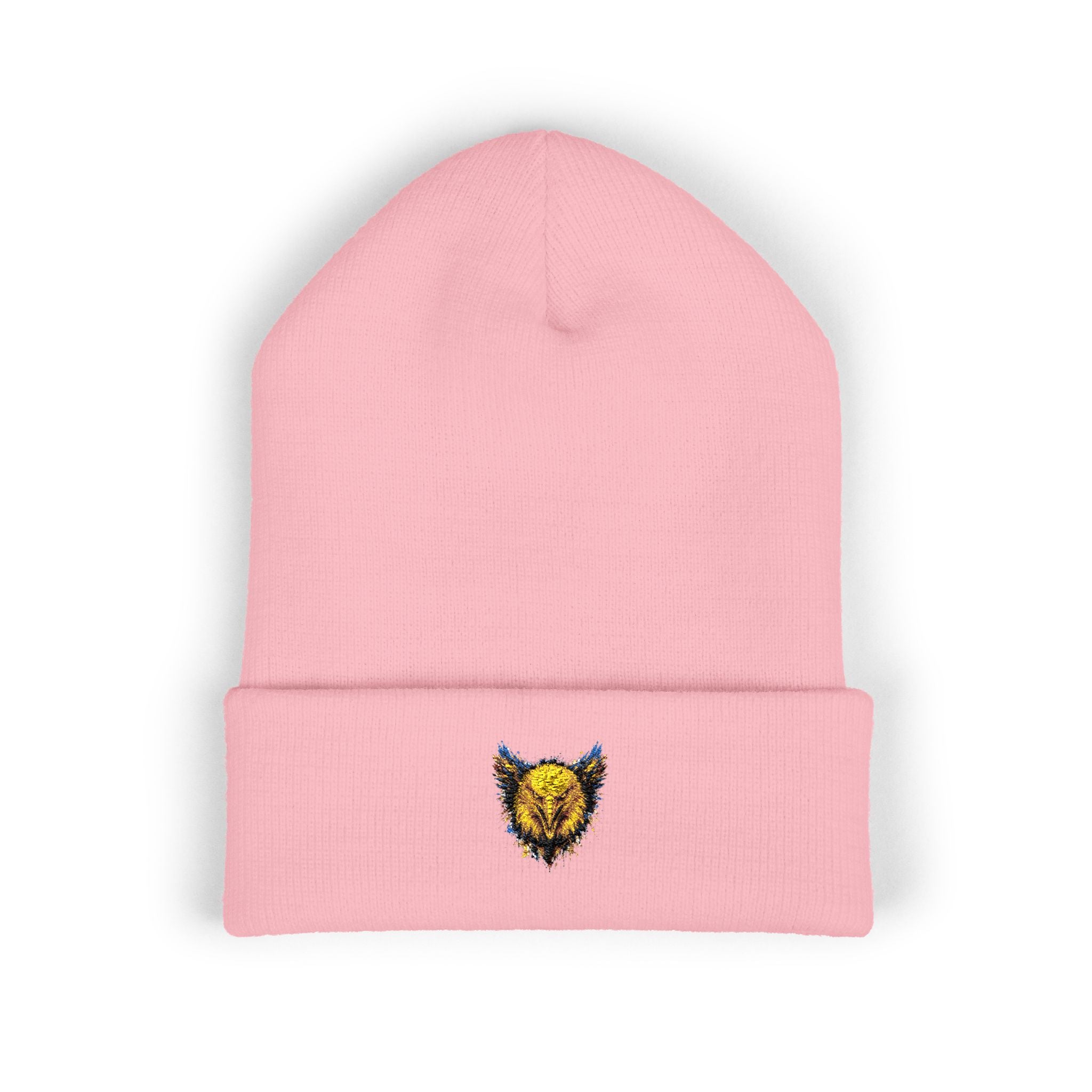 Eagle (Blue & Gold) — Embroidered Beanie