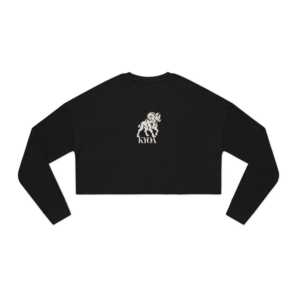 KYOA — The Ram · Women's Cropped Sweatshirt (HEADSTRONG)