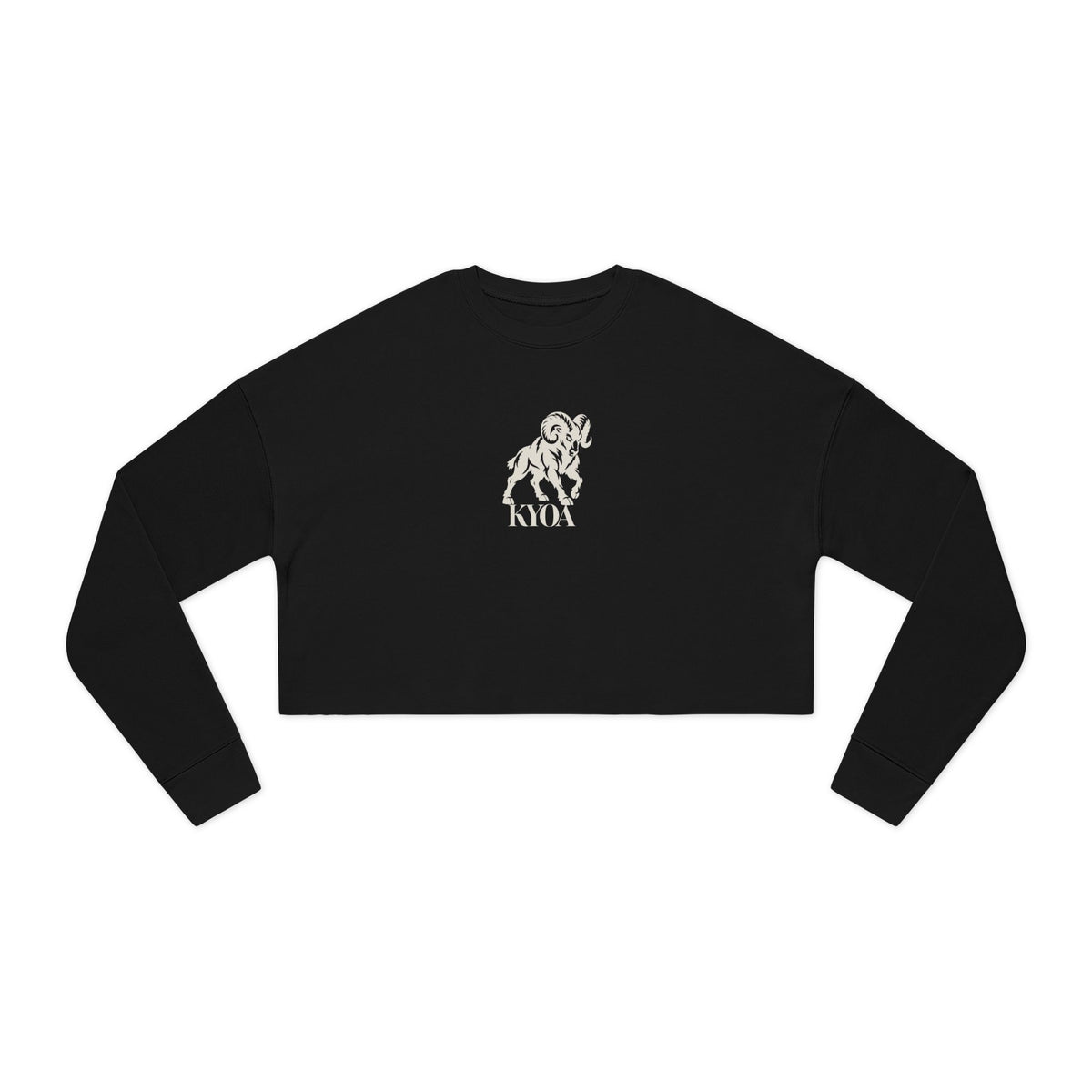 KYOA — The Ram · Women's Cropped Sweatshirt (HEADSTRONG)