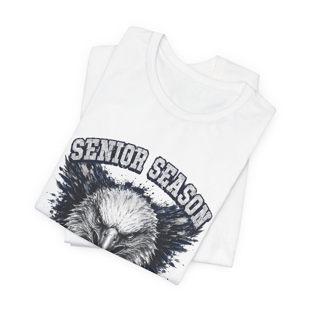 Senior Season — Eagle Country 2027 Blue & White Tee