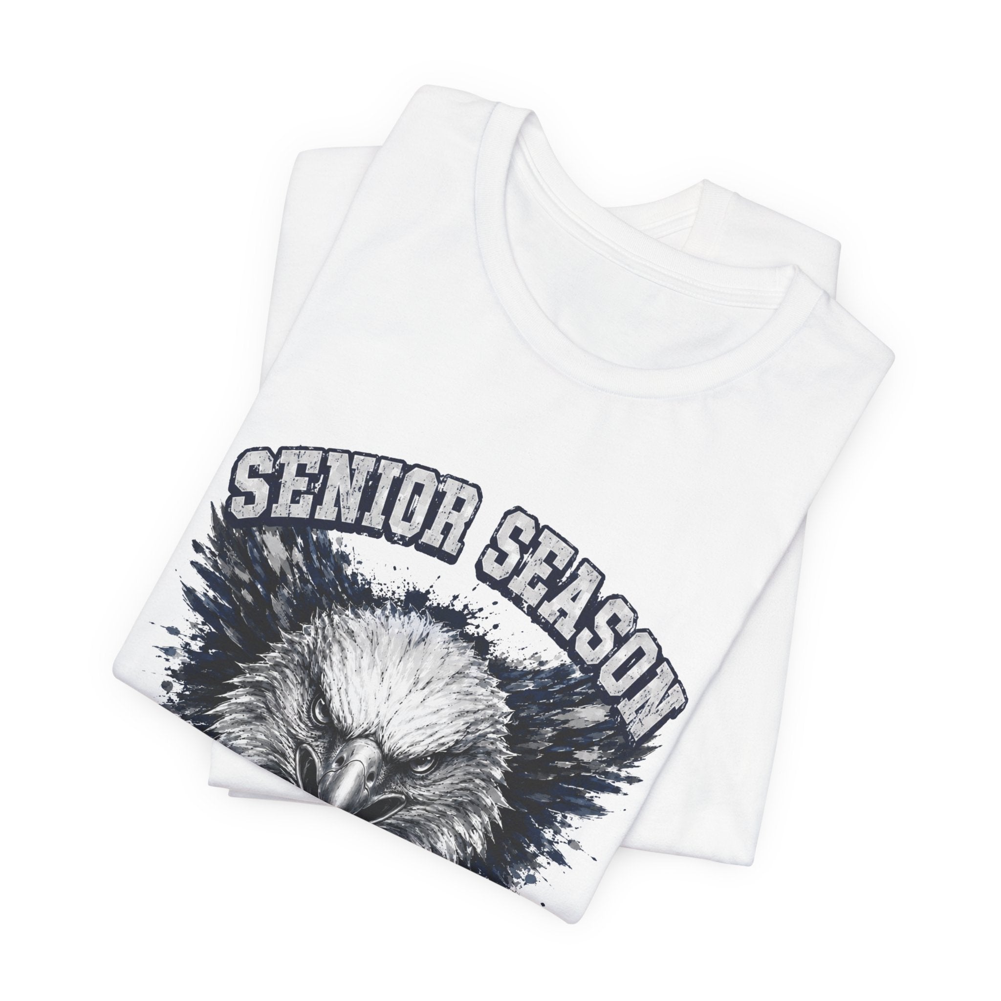 Senior Season — Eagle Country 2027 Blue & White Tee