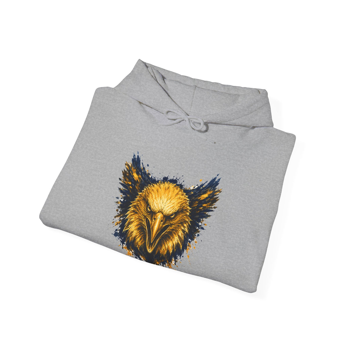 Eagle Logo Blue & Gold Hoodie