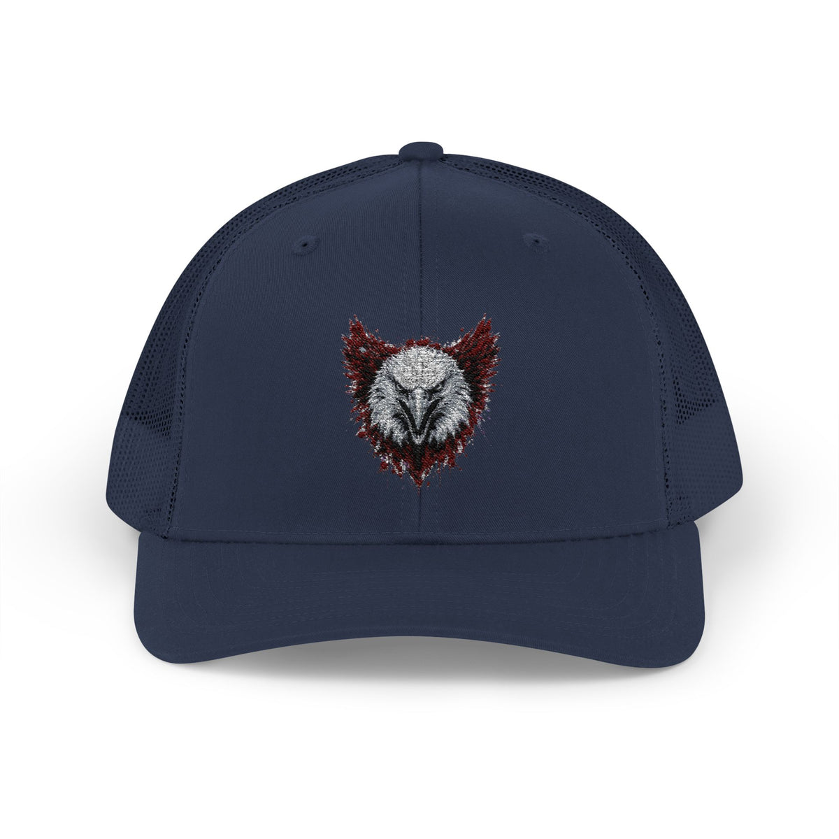 Eagle (Black & Red) — Snapback Trucker Hat